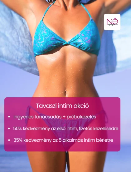 Tavaszi intim lézeres szőrtelenítés akció